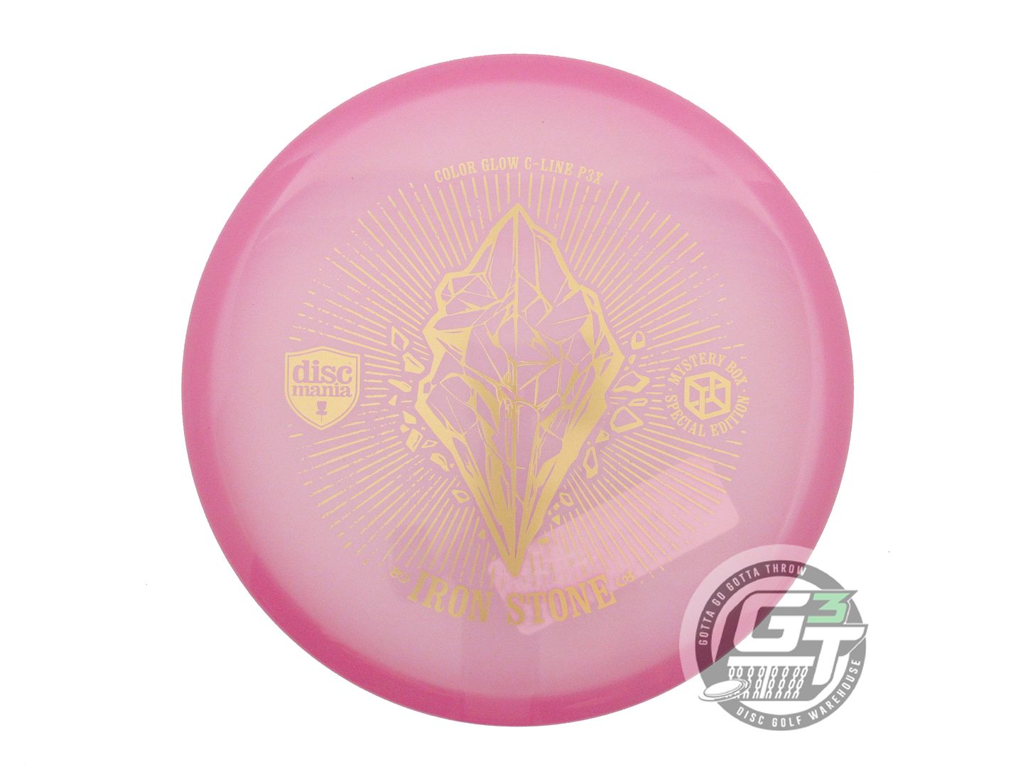 Discmania Limited Edition Iron Stone Stamp Color Glow C-Line P3x Putt & Approach Putter Golf Disc (Individually Listed)