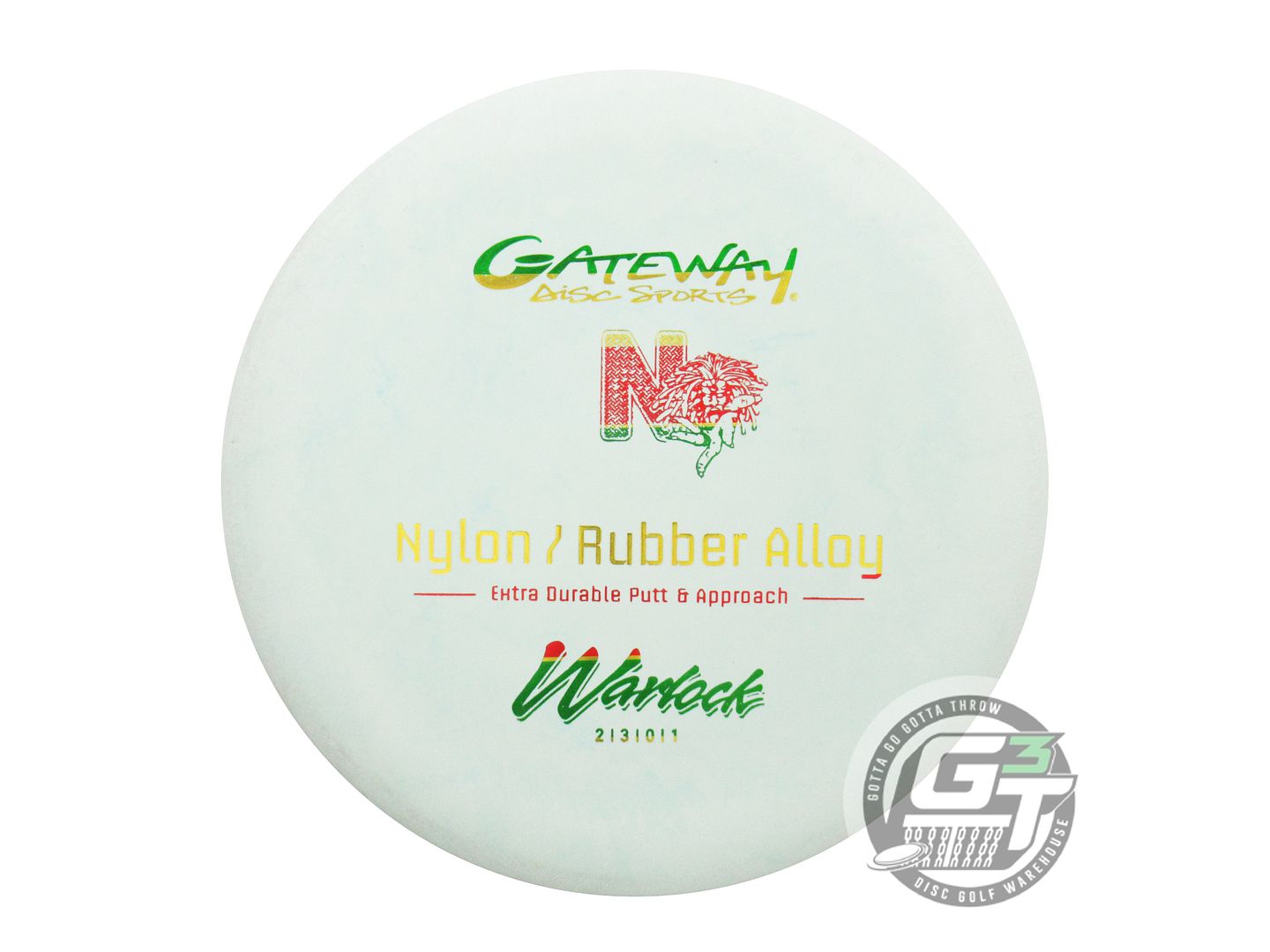 Gateway Nylon Rubber Alloy Warlock Putter Golf Disc (Individually Listed)