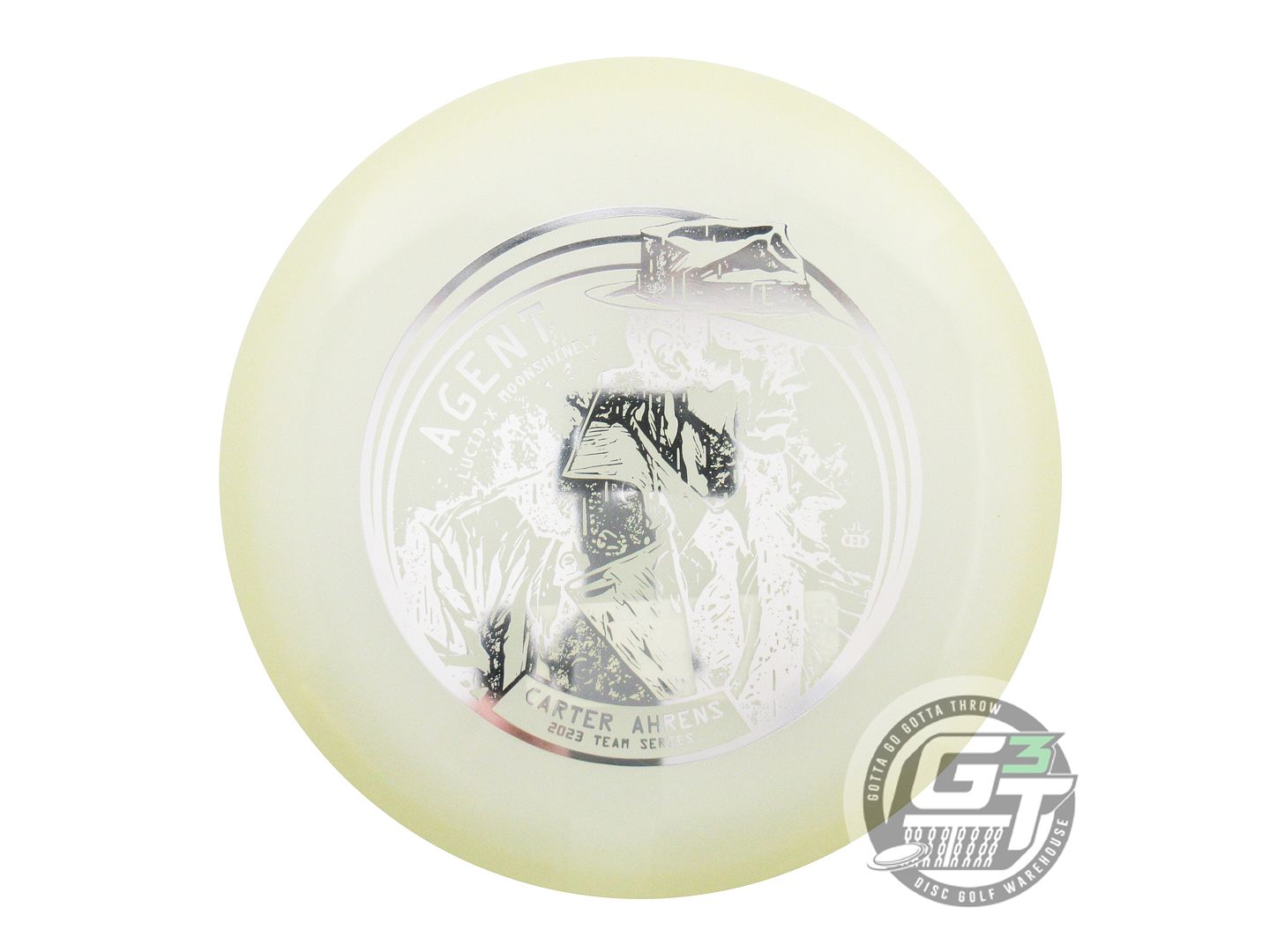 Dynamic Discs Limited Edition 2023 Team Series Carter Ahrens Moonshine Glow Lucid-X Agent Putter Golf Disc (Individually Listed)