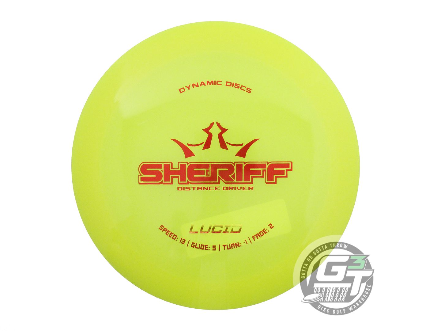 Dynamic Discs Lucid Sheriff Distance Driver Golf Disc (Individually Listed)