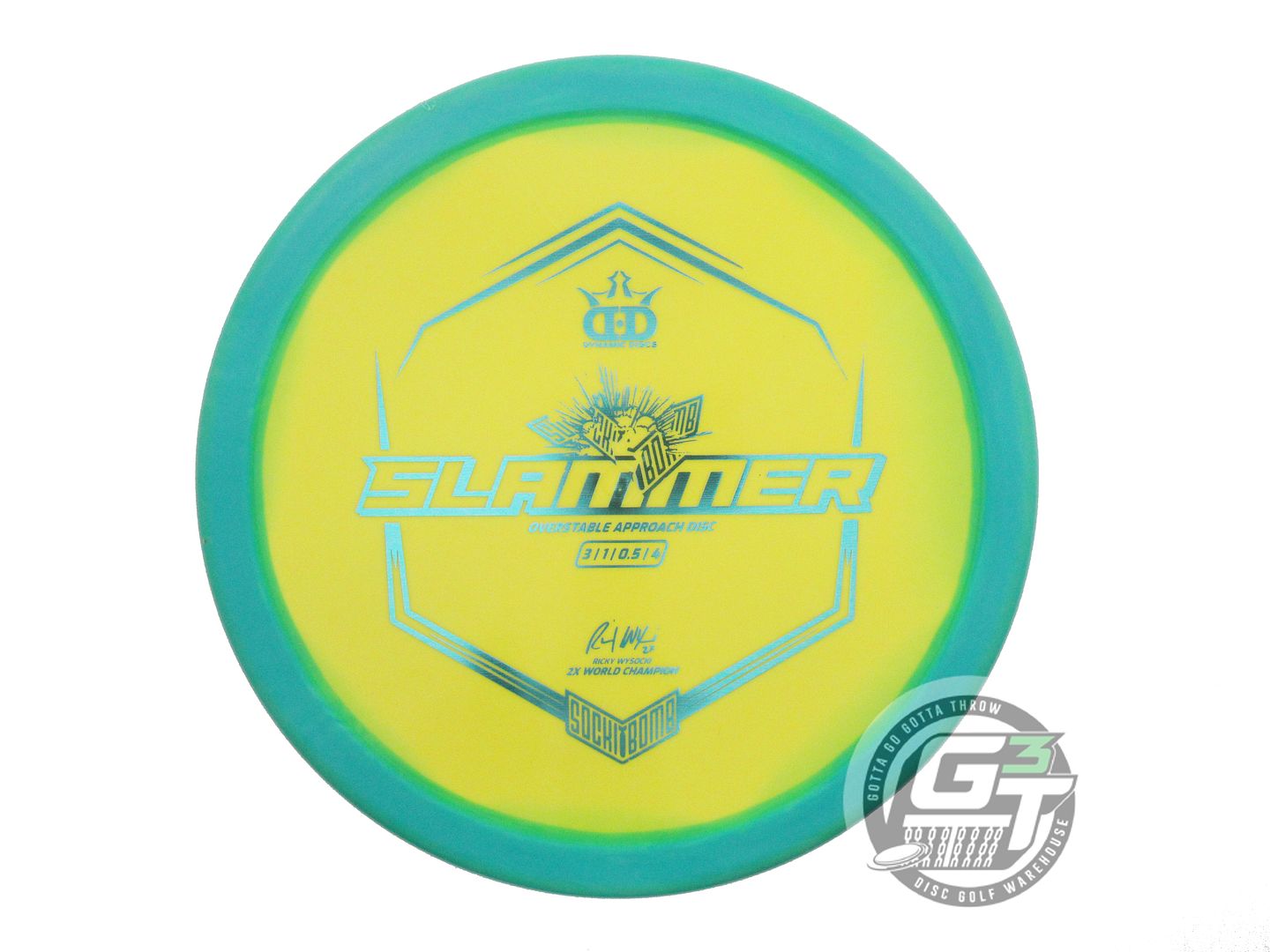 Dynamic Discs Limited Edition Ricky Wysocki Ignite Stamp V3 Supreme Classic Orbit Sockibomb Slammer Putter Golf Disc (Individually Listed)