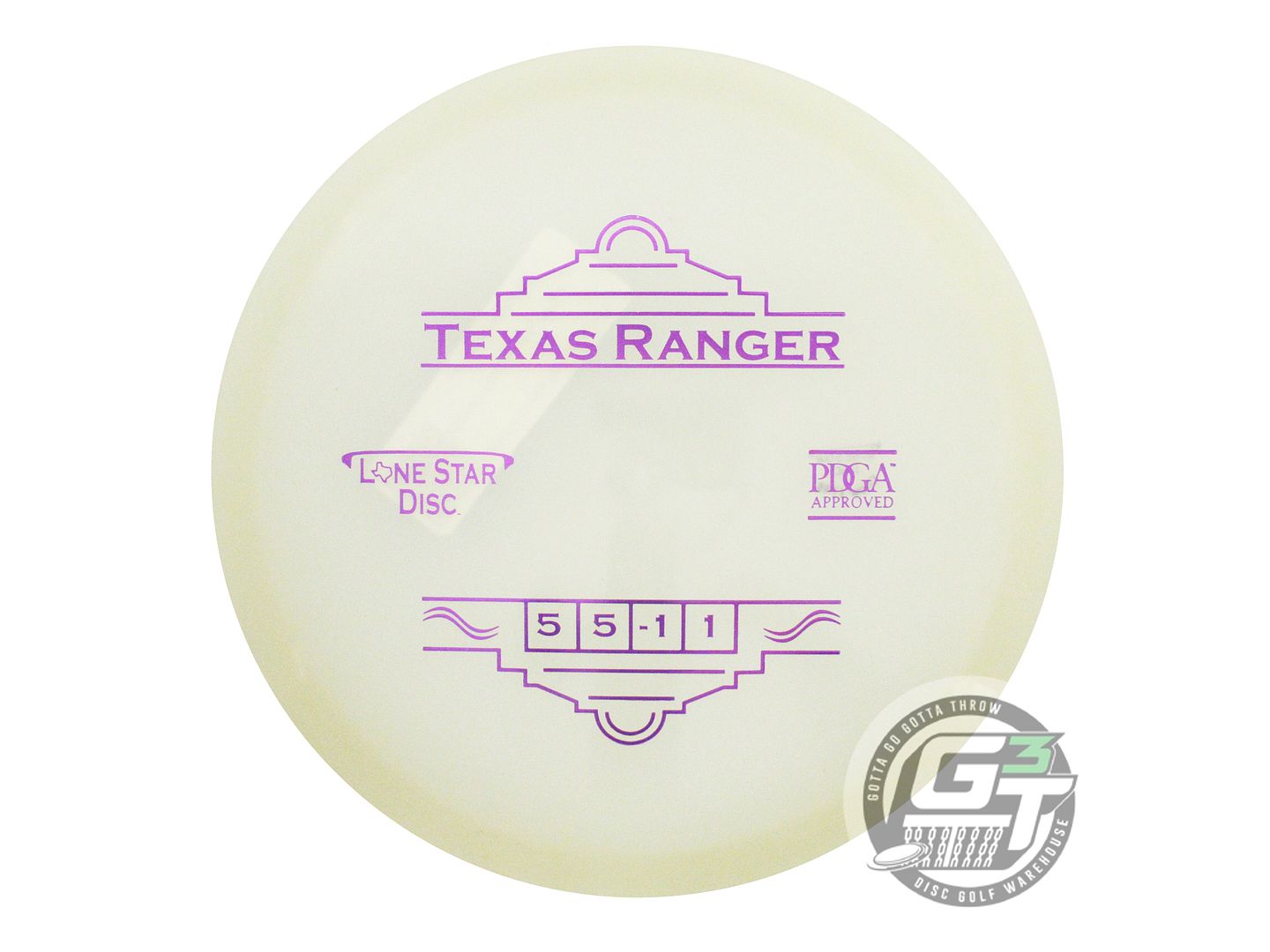 Lone Star Glow Bravo Texas Ranger Midrange Golf Disc (Individually Listed)