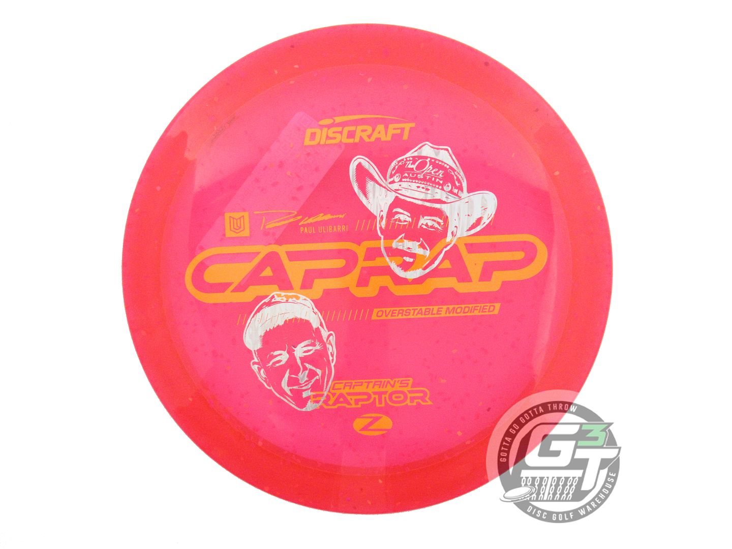 Discraft Limited Edition 2026 Paul Ulibarri x Brad Hammock Collab Confetti Elite Z Captain's Raptor Fairway Driver Golf Disc (Individually Listed)