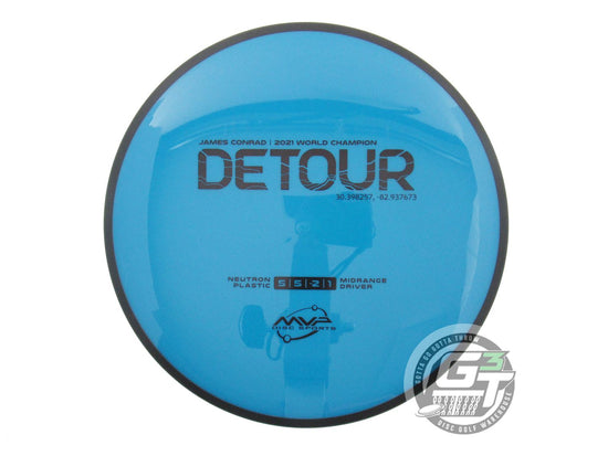 MVP Neutron Detour [James Conrad 1X] Midrange Golf Disc (Individually Listed)