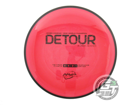 MVP Neutron Detour [James Conrad 1X] Midrange Golf Disc (Individually Listed)