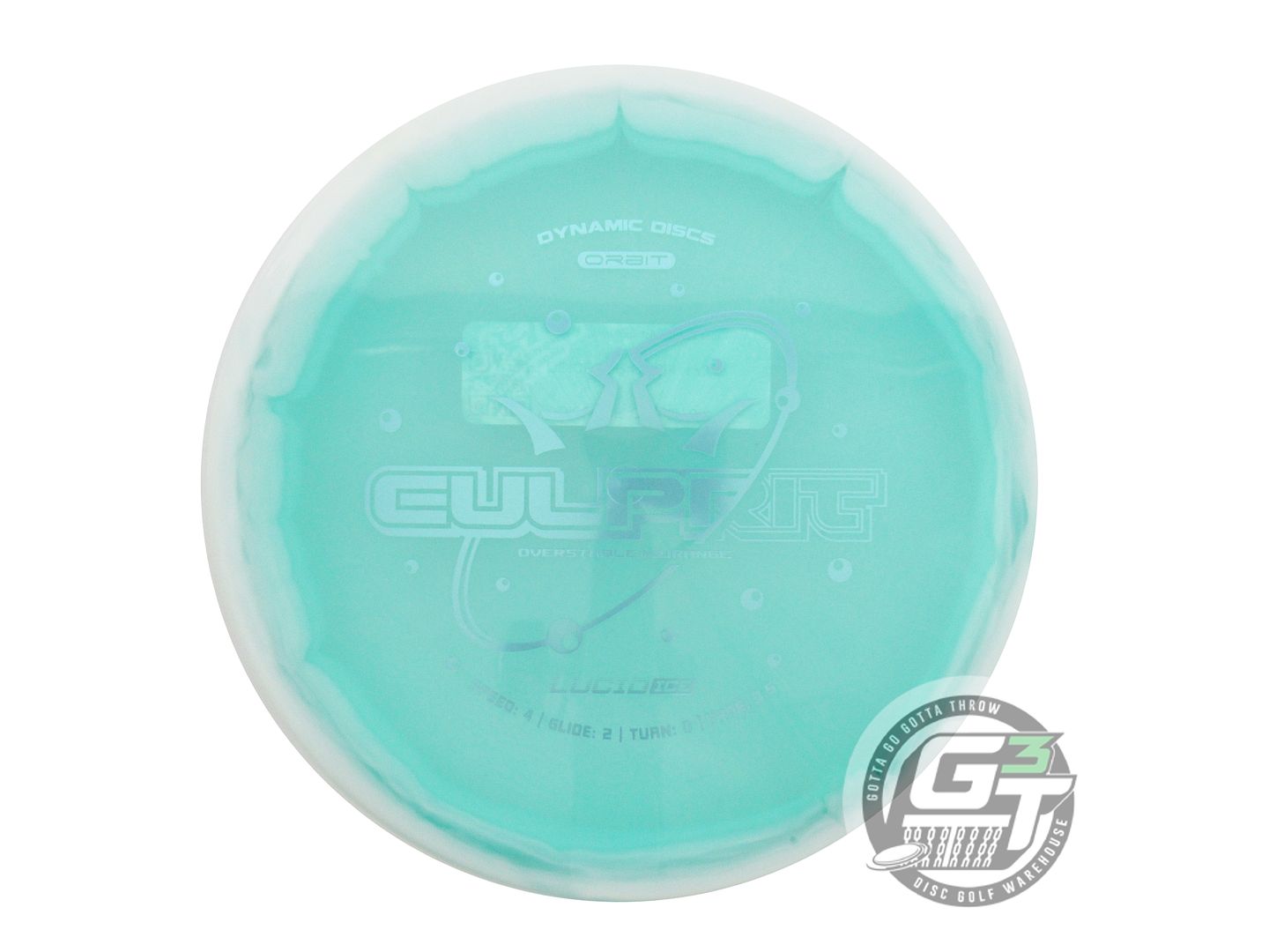 Dynamic Discs Lucid Ice Orbit Culprit Midrange Golf Disc (Individually Listed)