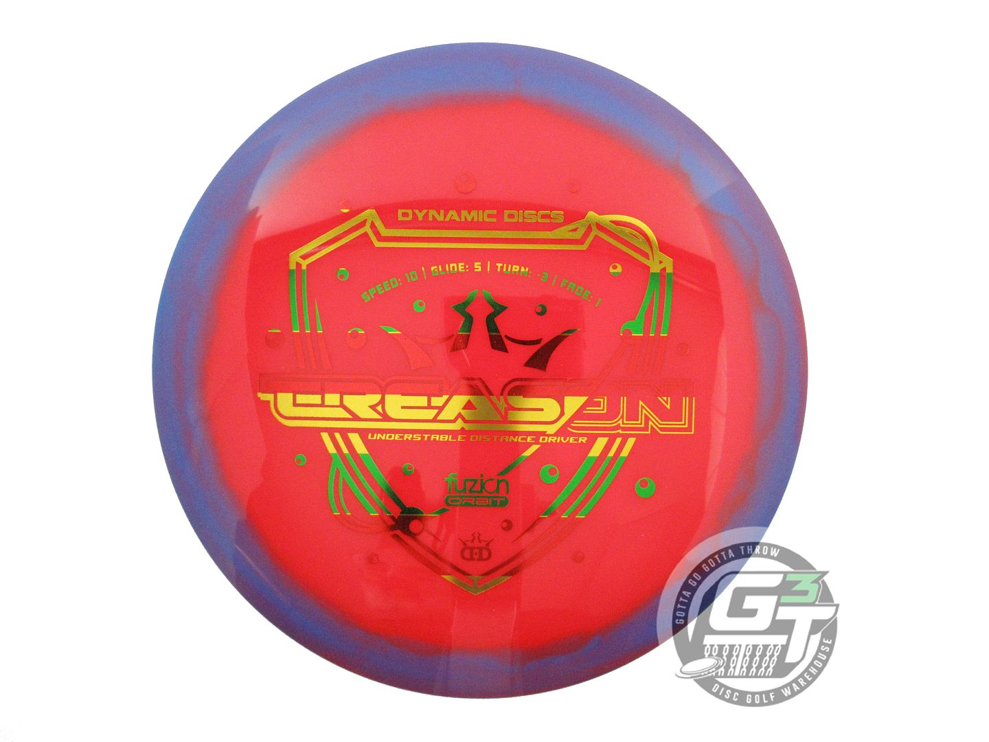 Dynamic Discs Fuzion Orbit Treason Distance Driver Golf Disc (Individually Listed)