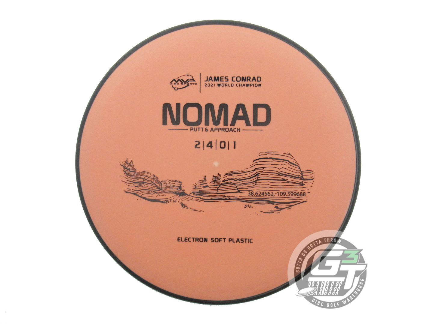 MVP Electron Soft Nomad [James Conrad 1X] Putter Golf Disc (Individually Listed)