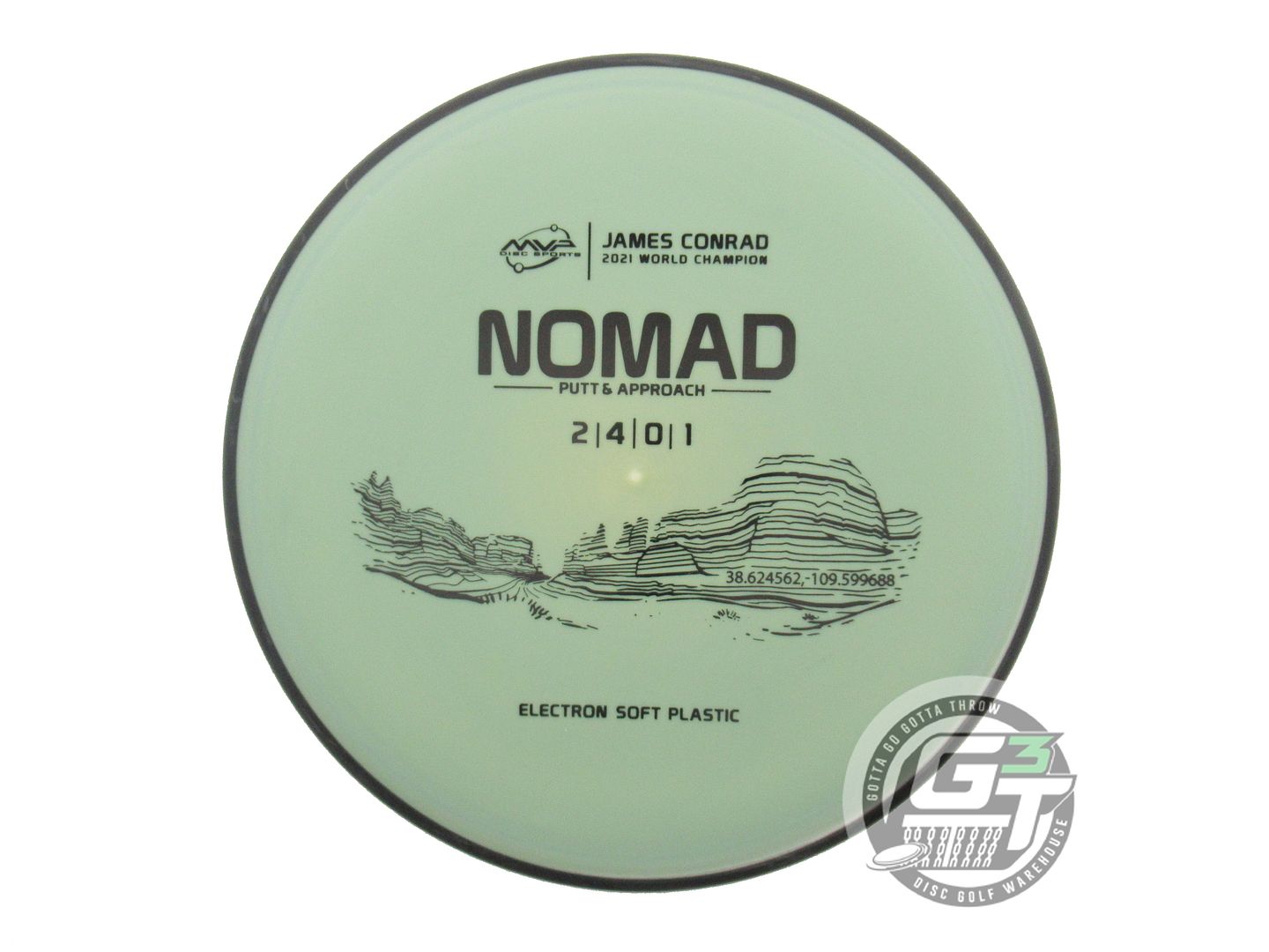 MVP Electron Soft Nomad [James Conrad 1X] Putter Golf Disc (Individually Listed)