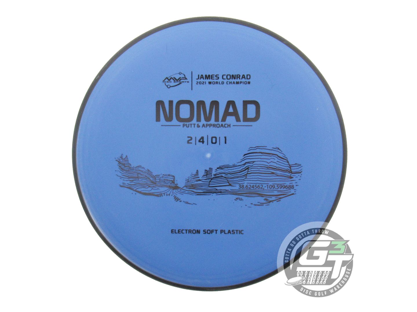 MVP Electron Soft Nomad [James Conrad 1X] Putter Golf Disc (Individually Listed)