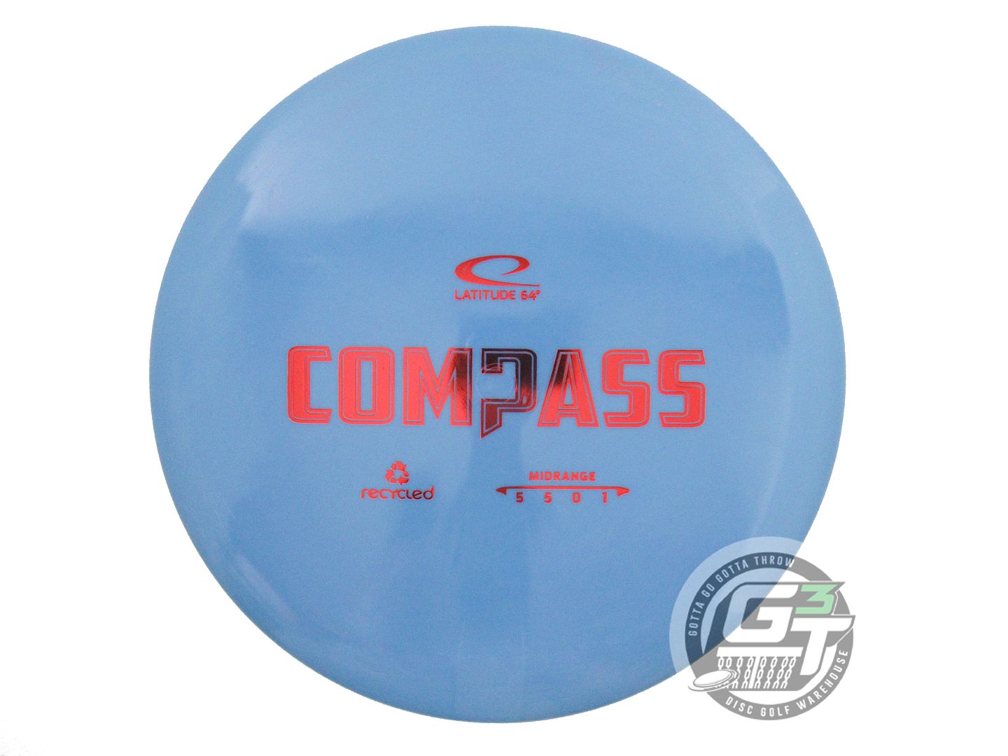 Latitude 64 Recycled Gold Compass Midrange Golf Disc (Individually Listed)