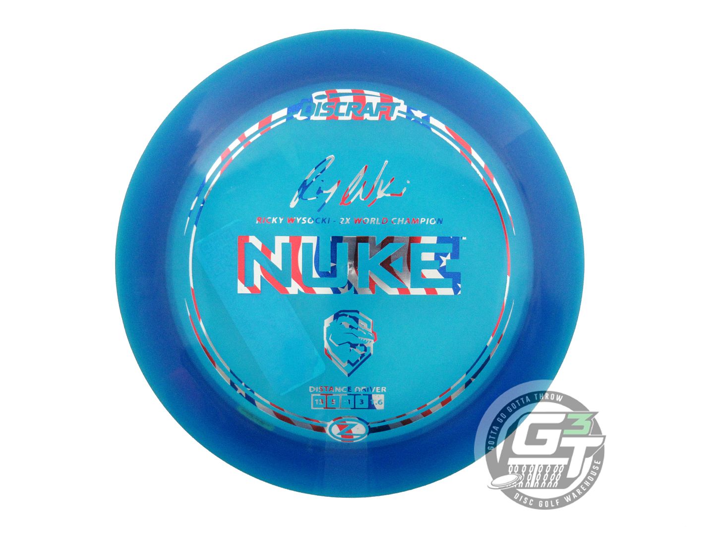 Discraft Elite Z Nuke [Ricky Wysocki 2X] Distance Driver Golf Disc (Individually Listed)