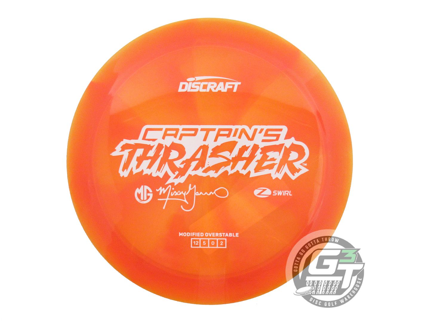 Discraft Limited Edition 2026 Missy Gannon Swirl Elite Z Captain's Thrasher Distance Driver Golf Disc (Individually Listed)