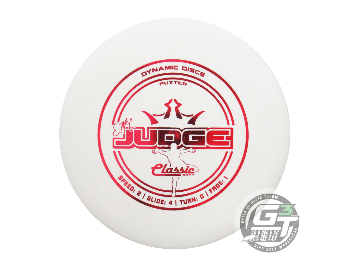 Dynamic Discs Classic Soft EMAC Judge Putter Golf Disc (Individually Listed)