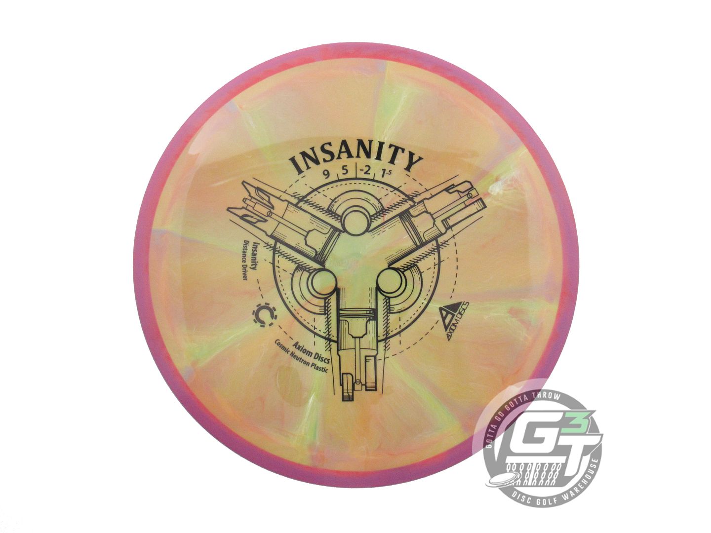 Axiom Cosmic Neutron Insanity Distance Driver Golf Disc (Individually Listed)