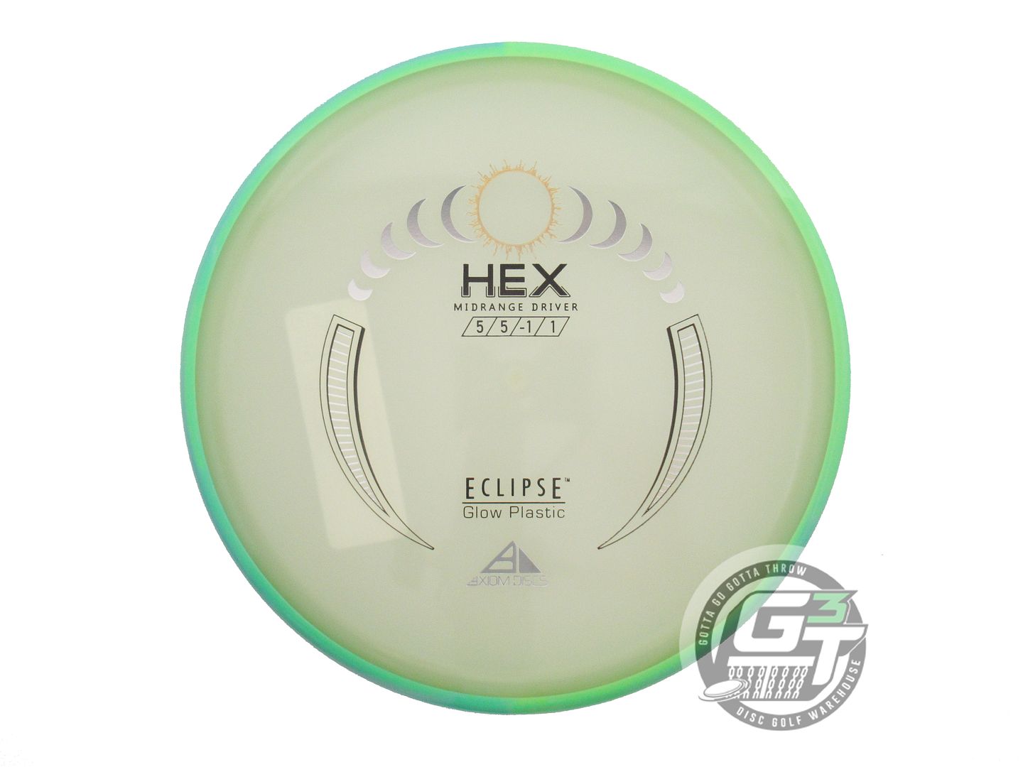 Axiom Eclipse 2.0 Glow Proton Hex Midrange Golf Disc (Individually Listed)