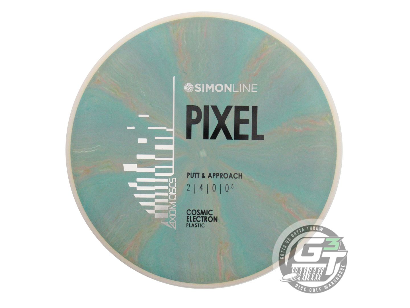 Axiom Simon Line Cosmic Electron Pixel [Simon Lizotte] Putter Golf Disc (Individually Listed)