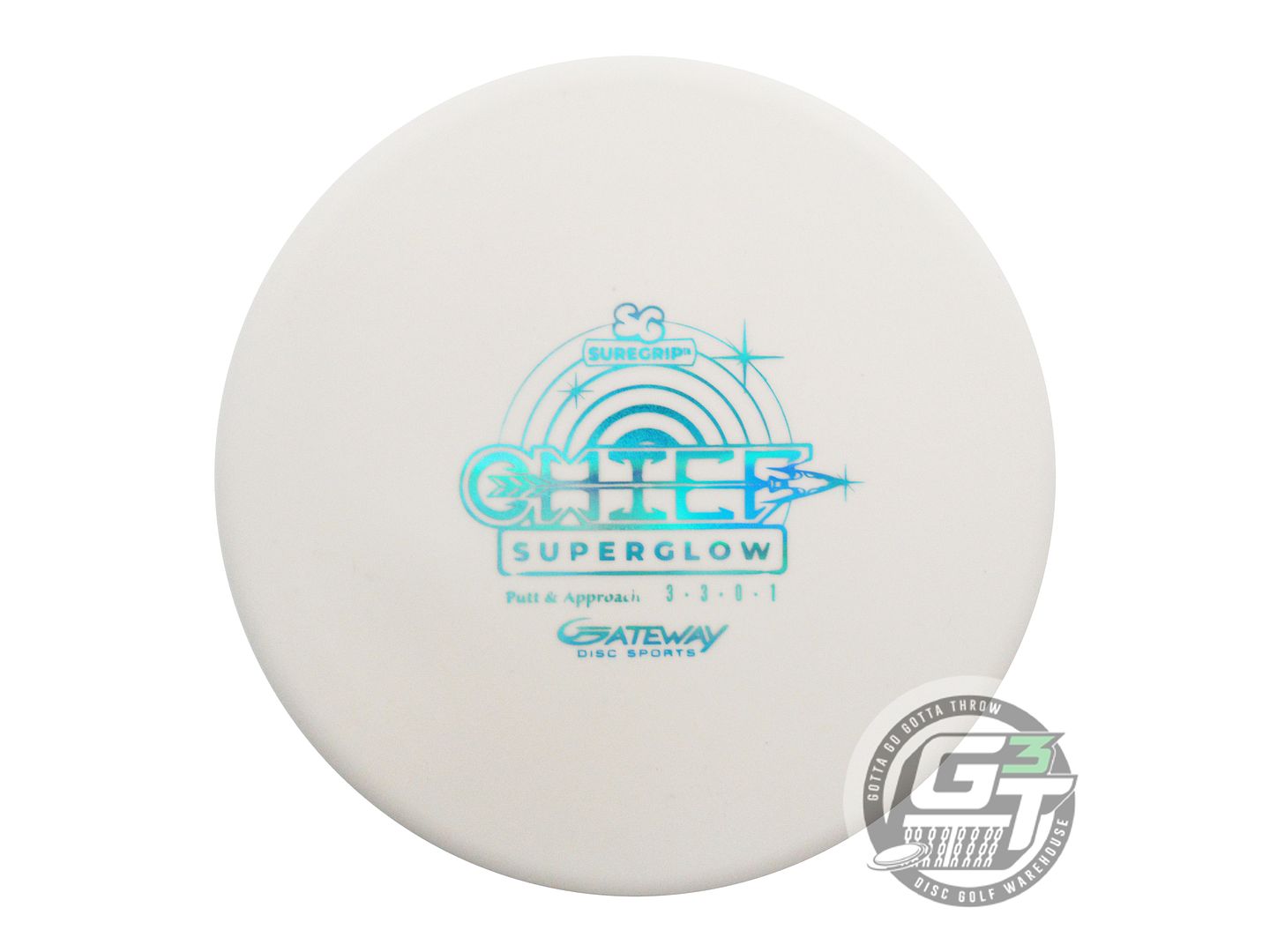 Gateway Super Glow Super Soft Chief Putter Golf Disc (Individually Listed)