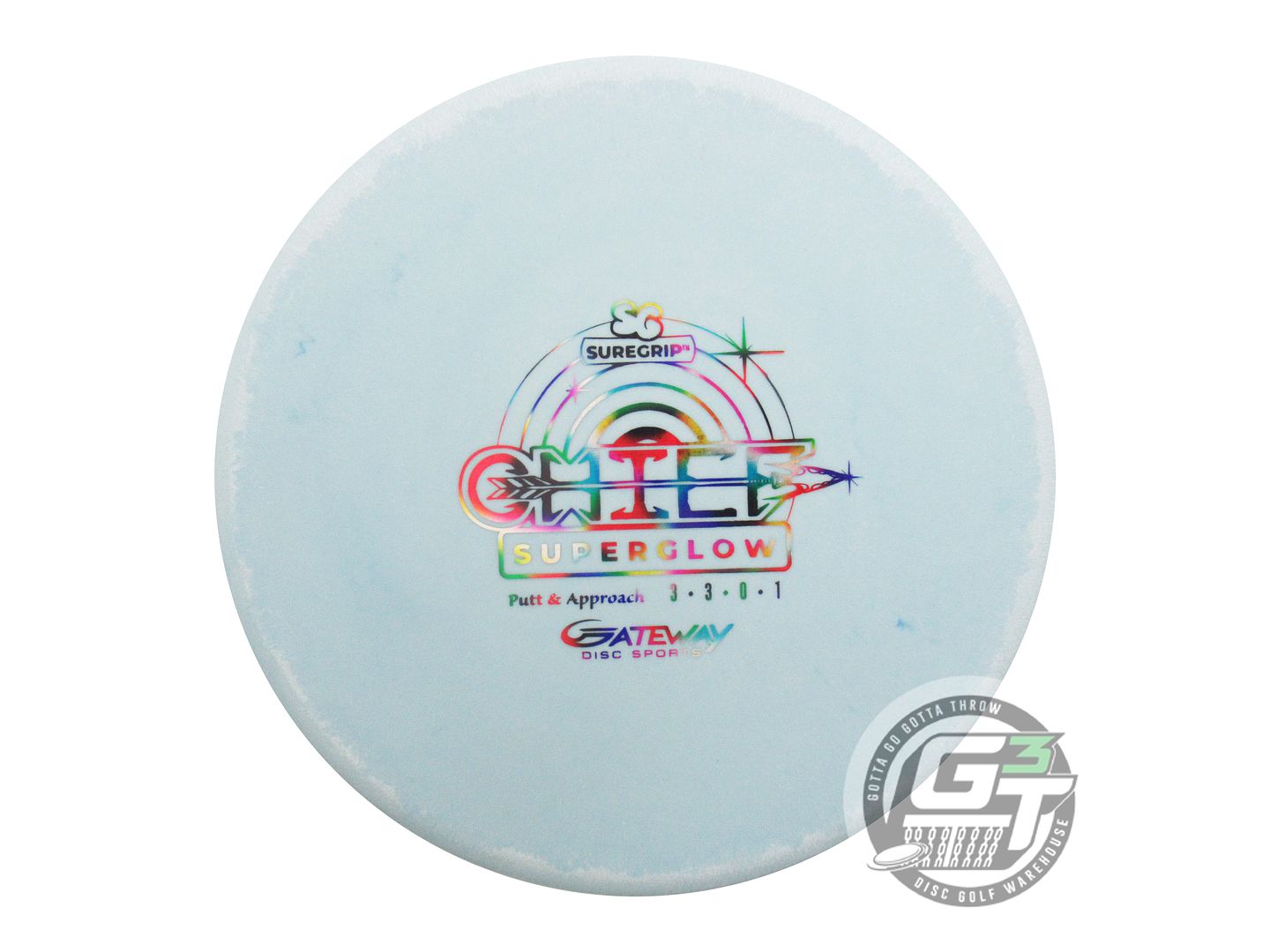 Gateway Super Glow Super Soft Chief Putter Golf Disc (Individually Listed)