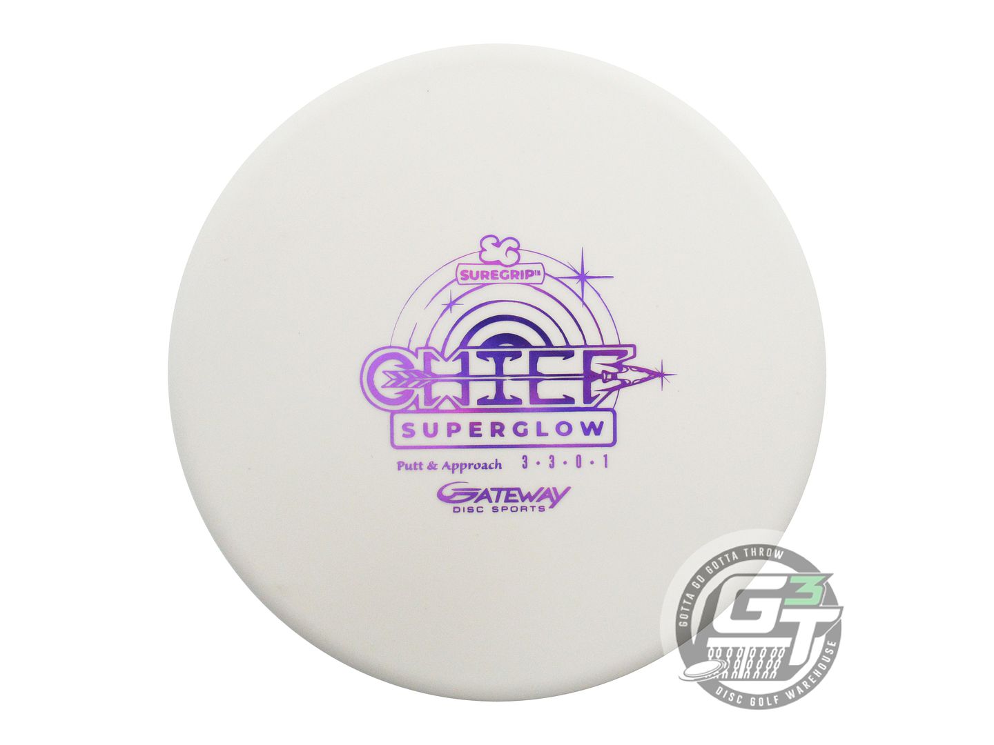 Gateway Super Glow Super Soft Chief Putter Golf Disc (Individually Listed)