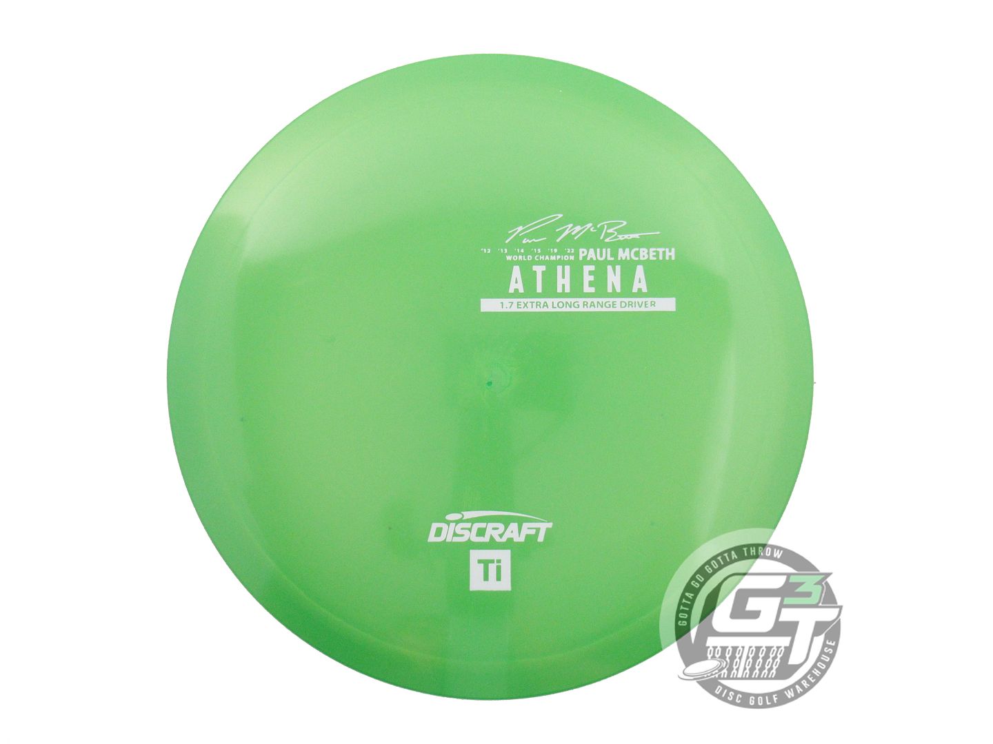 Discraft Limited Edition 2024 Elite Team Paul McBeth Titanium Athena Fairway Driver Golf Disc (Individually Listed)