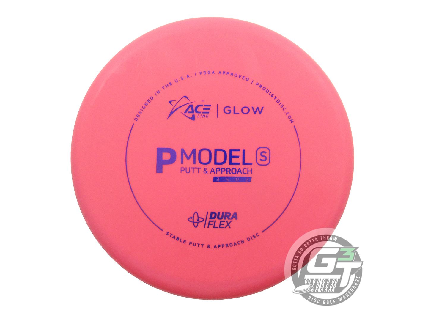 Prodigy Ace Line Glow DuraFlex P Model S Putter Golf Disc (Individually Listed)