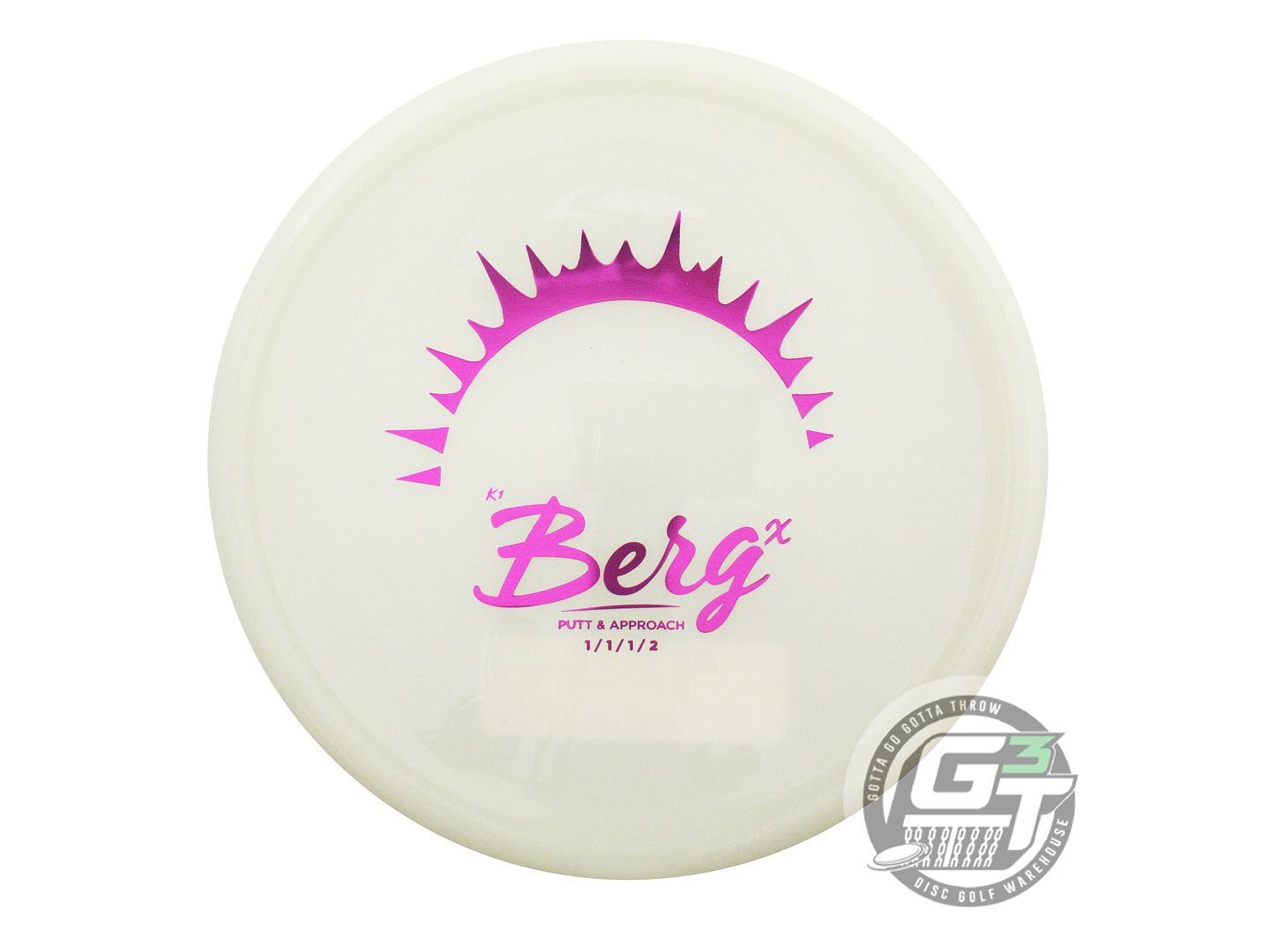 Kastaplast Glow K1 Berg X Putter Golf Disc (Individually Listed)