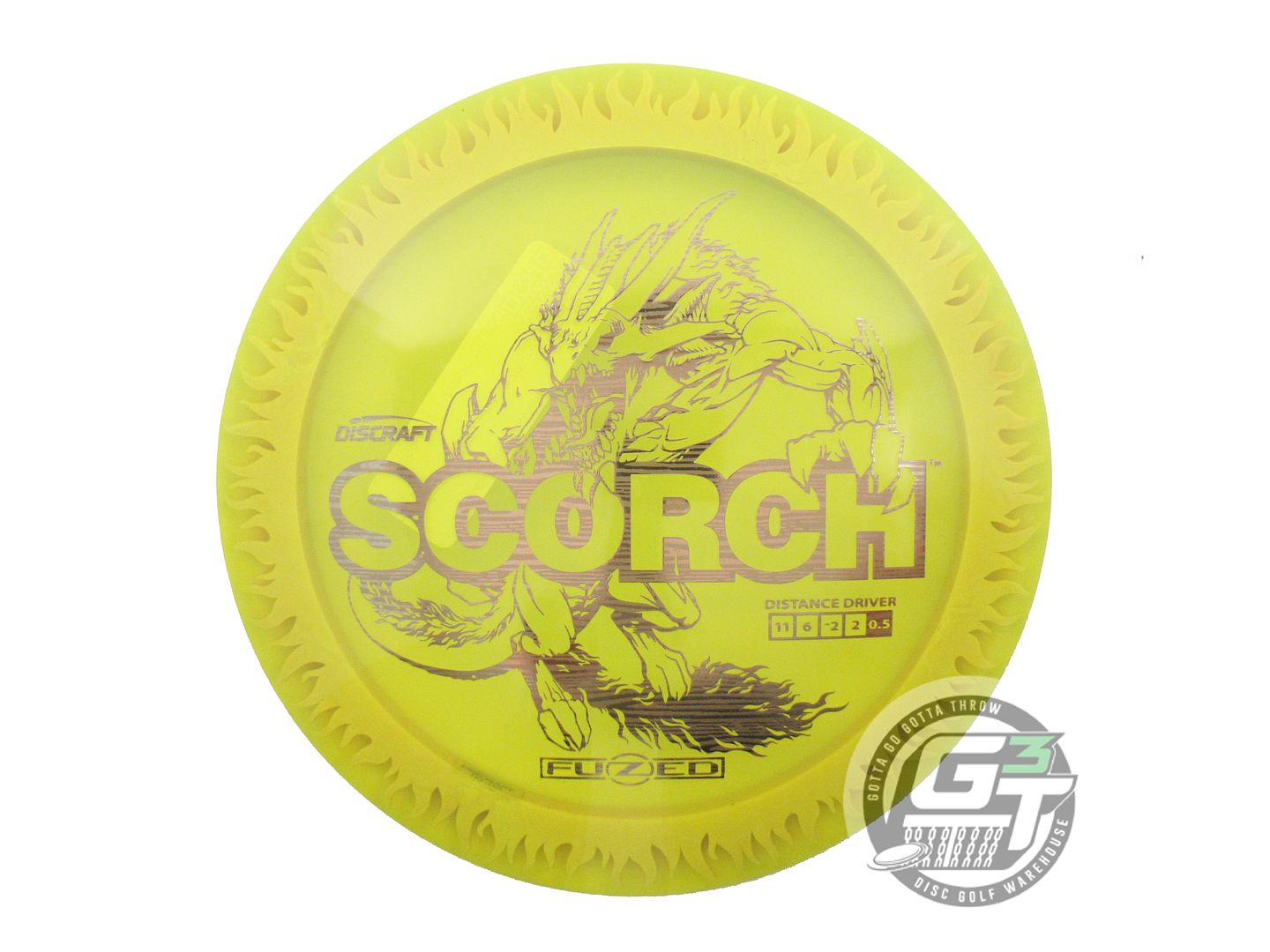 Discraft FuZed Line Scorch w/ Flame Pattern Distance Driver Golf Disc (Individually Listed)