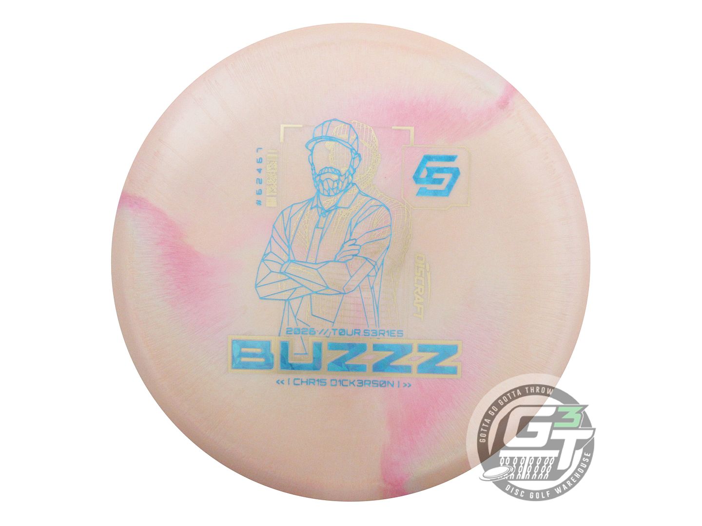 Discraft Limited Edition 2026 Tour Series Chris Dickerson V2 Special Blend Buzzz Midrange Golf Disc (Individually Listed)