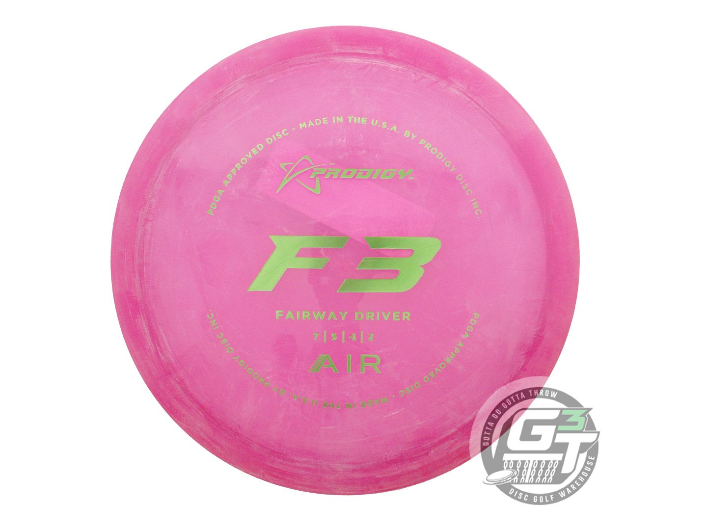 Prodigy AIR Series F3 Fairway Driver Golf Disc (Individually Listed)