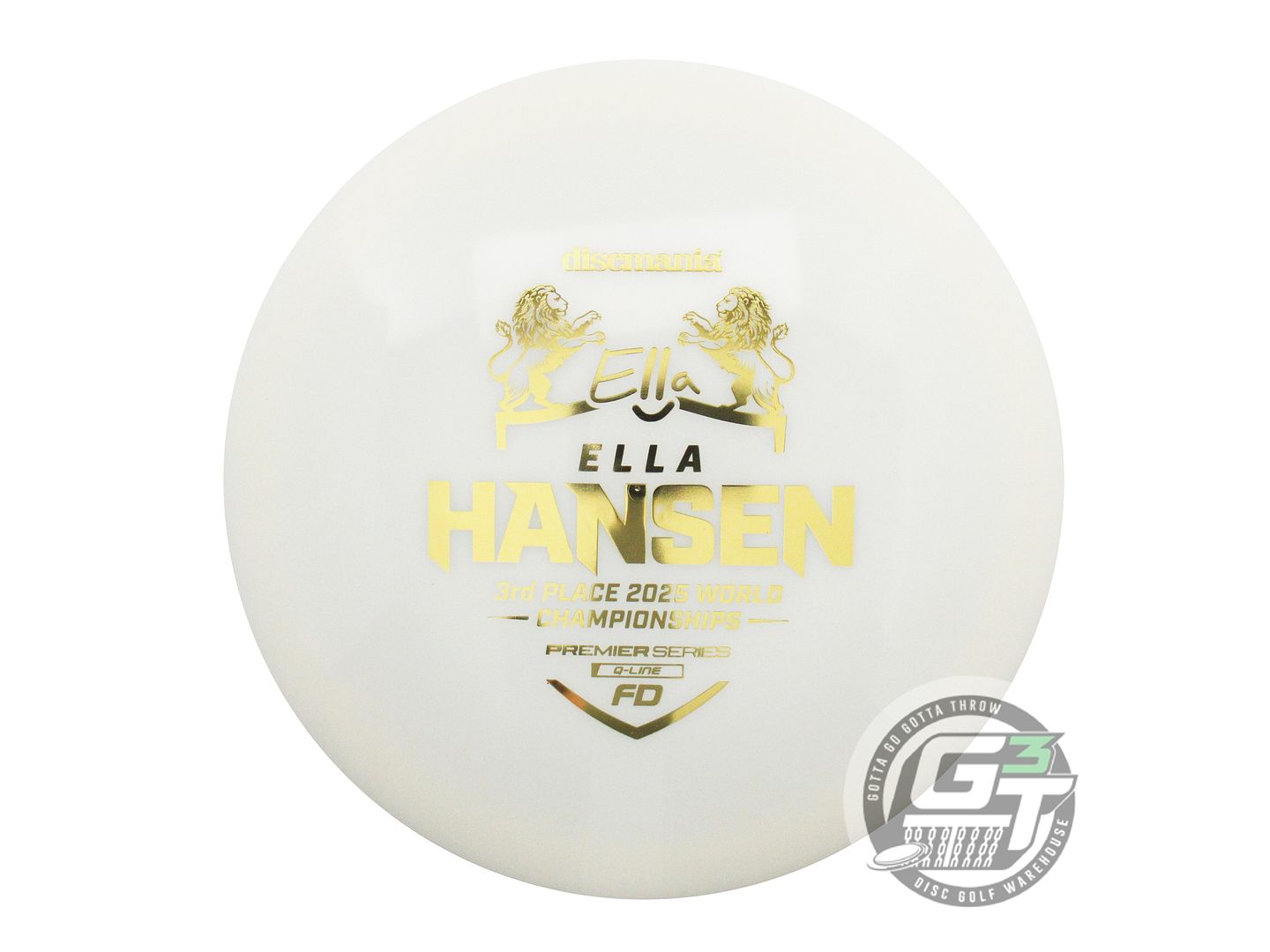 Discmania Limited Edition Premier Series Ella Hansen 2025 World Championships 3rd Place Q-Line FD Fairway Driver Golf Disc (Individually Listed)