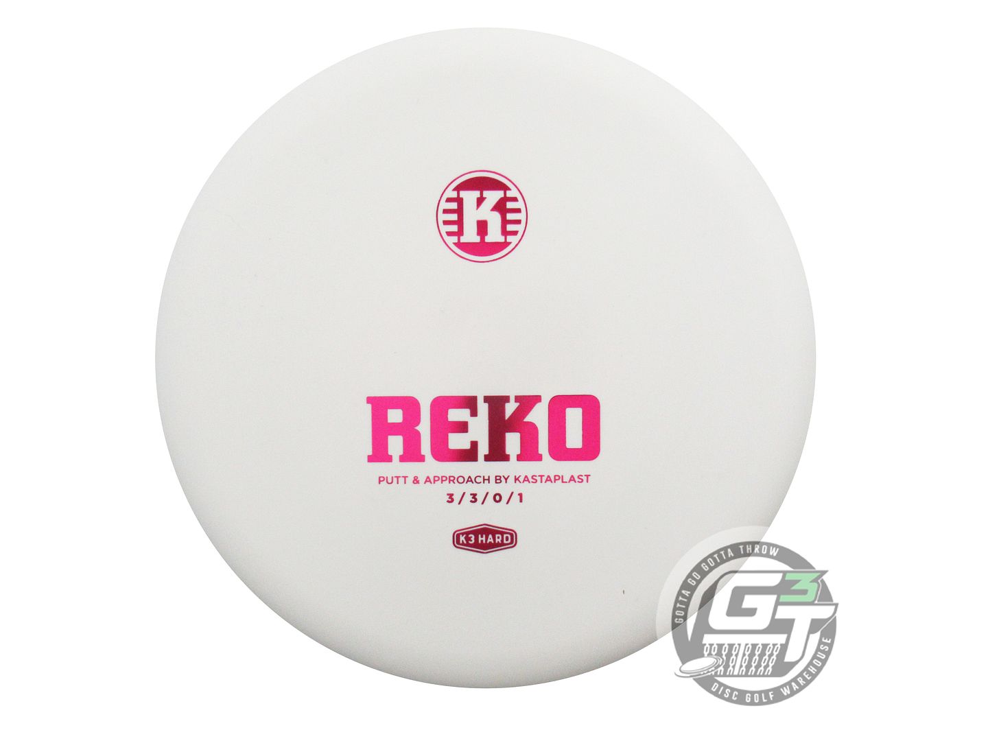 Kastaplast K3 Hard Reko Putter Golf Disc (Individually Listed)