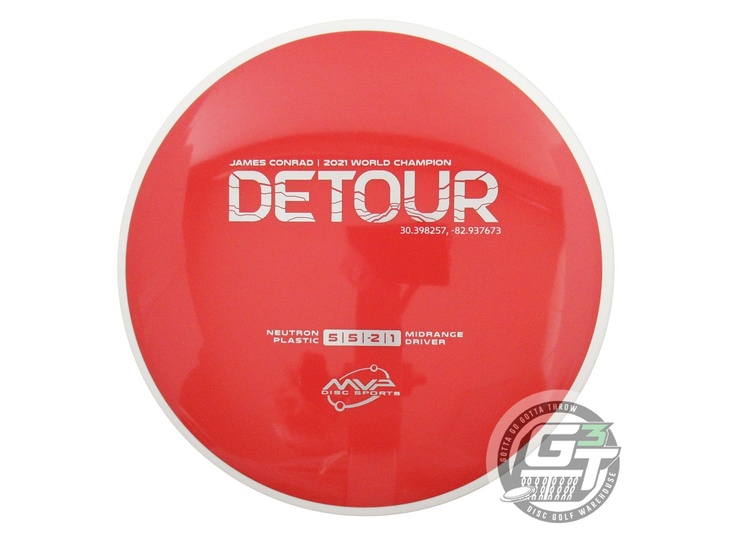 MVP Neutron Detour [James Conrad 1X] Midrange Golf Disc (Individually Listed)