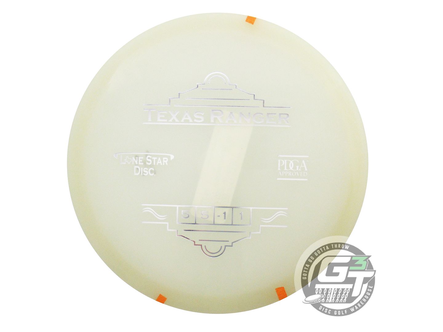 Lone Star Glow Bravo Texas Ranger Midrange Golf Disc (Individually Listed)