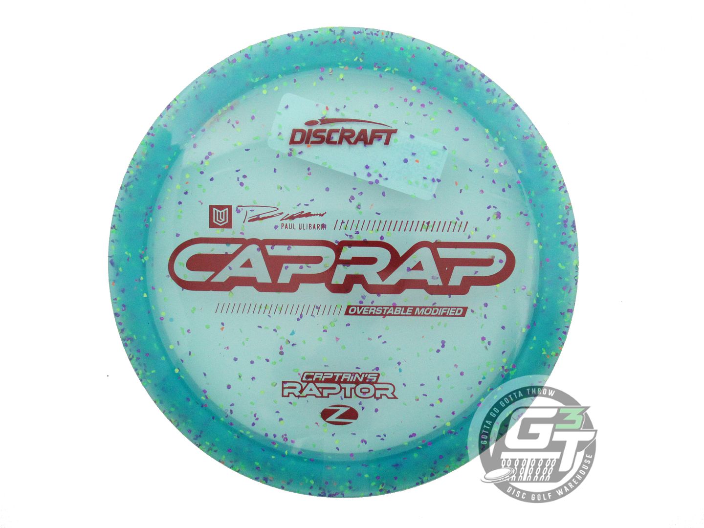 Discraft Limited Edition 2026 Paul Ulibarri Confetti Elite Z Captain's Raptor Fairway Driver Golf Disc (Individually Listed)
