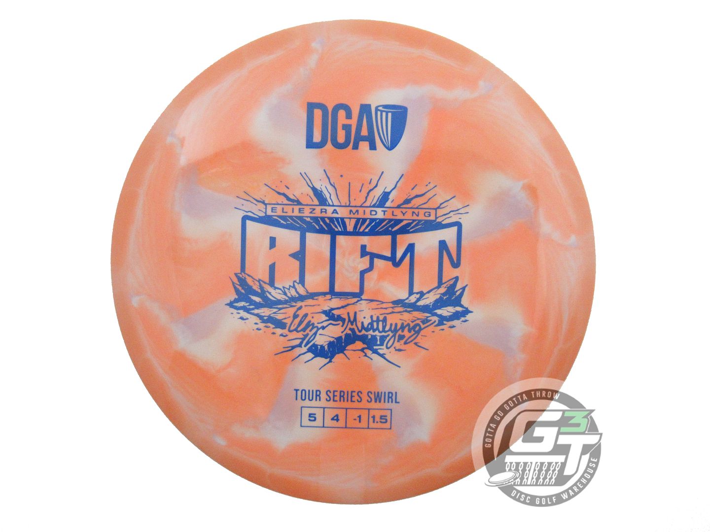 DGA Limited Edition 2026 Tour Series Eliezra Midtlyng Special Blend Rift Midrange Golf Disc (Individually Listed)