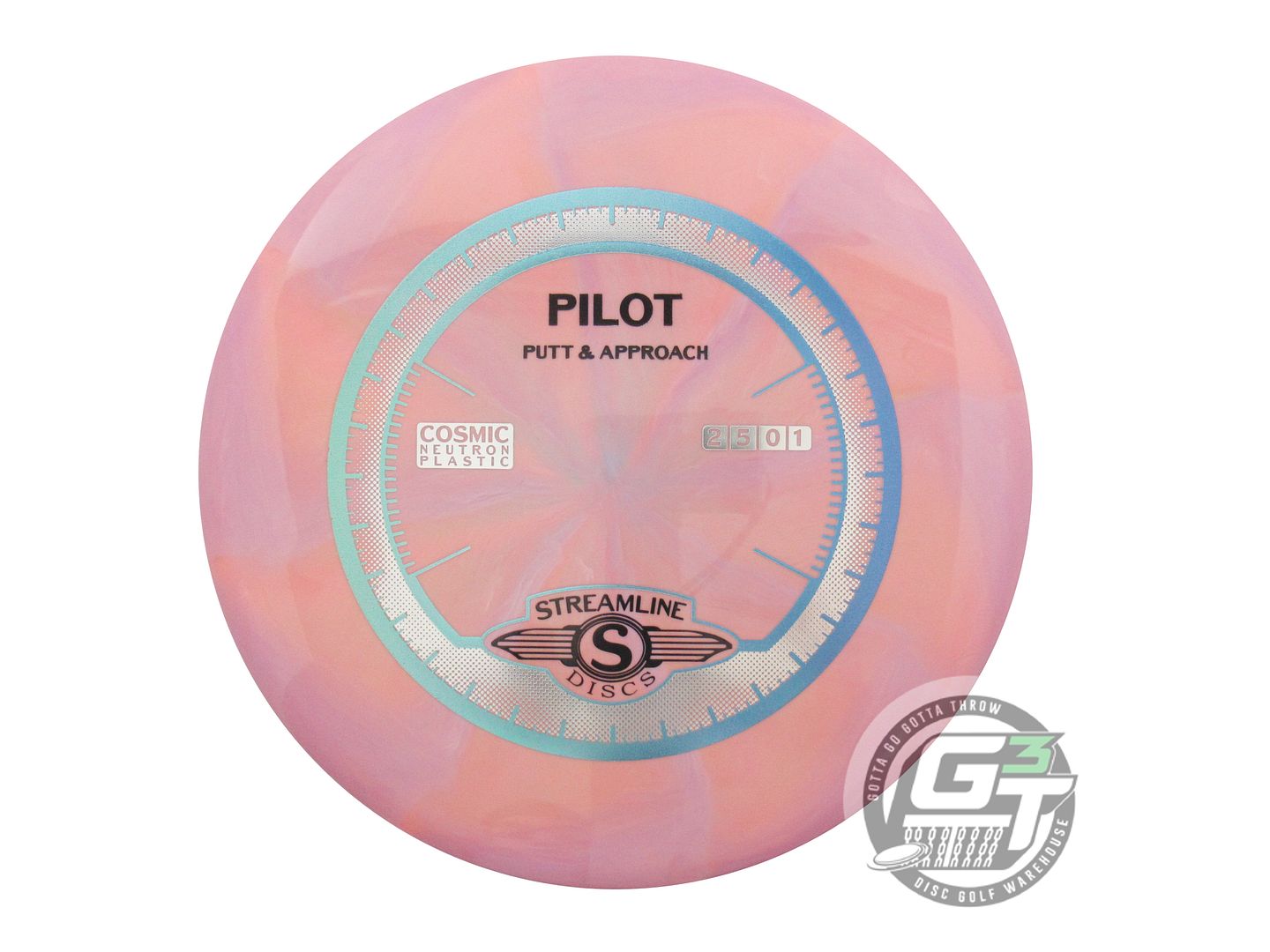 Streamline Cosmic Neutron Pilot Putter Golf Disc (Individually Listed)