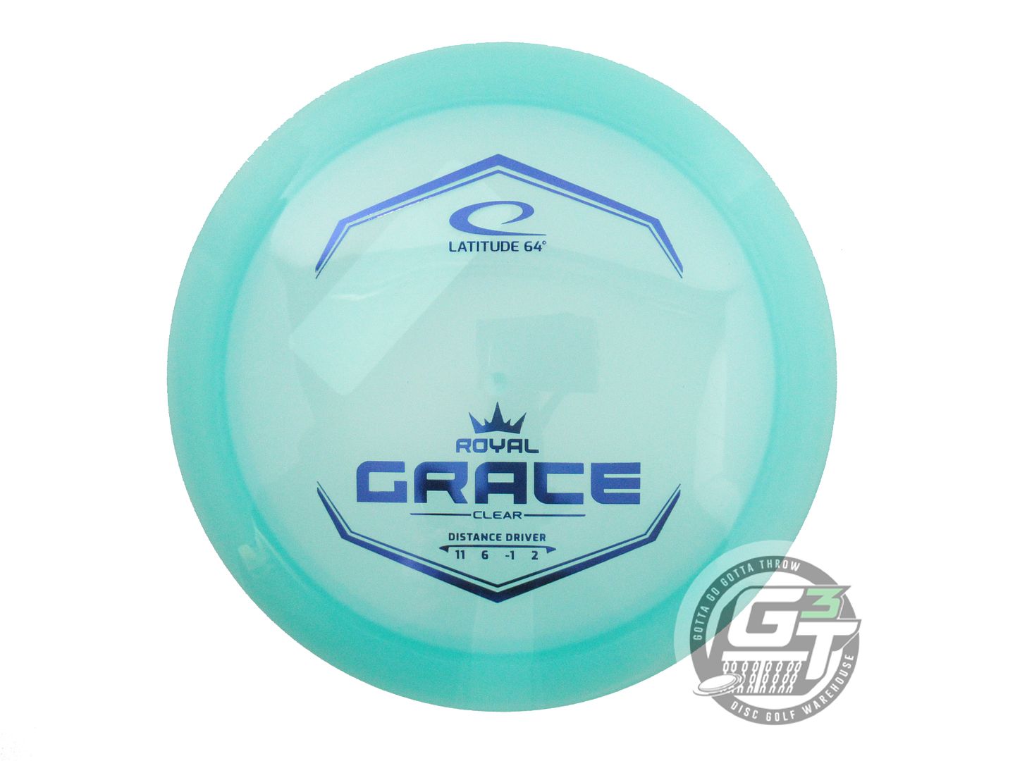 Latitude 64 Royal Clear Grace Distance Driver Golf Disc (Individually Listed)