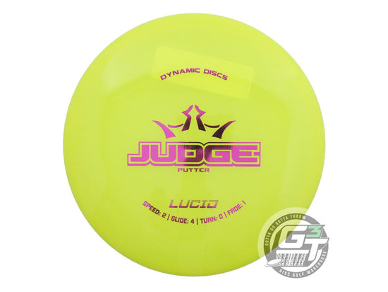 Dynamic Discs Lucid Judge Putter Golf Disc (Individually Listed)