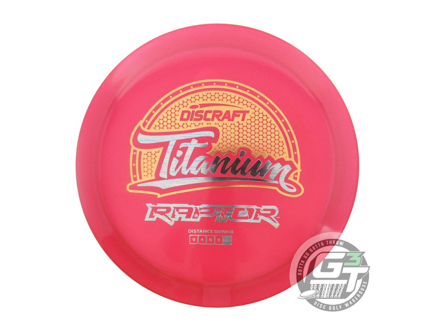 Discraft Titanium Raptor Distance Driver Golf Disc (Individually Listed)