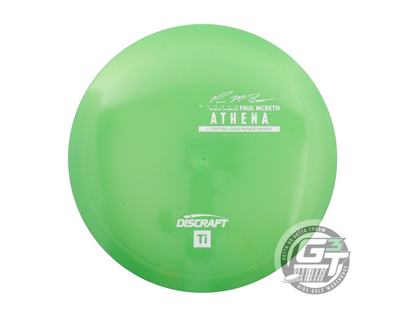 Discraft Limited Edition 2024 Elite Team Paul McBeth Titanium Athena Fairway Driver Golf Disc (Individually Listed)