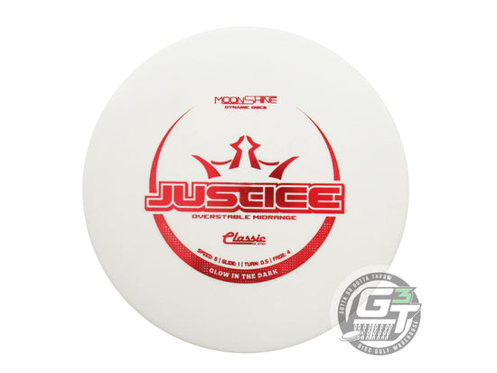 Dynamic Discs Moonshine Glow Classic Blend Justice Midrange Golf Disc (Individually Listed)