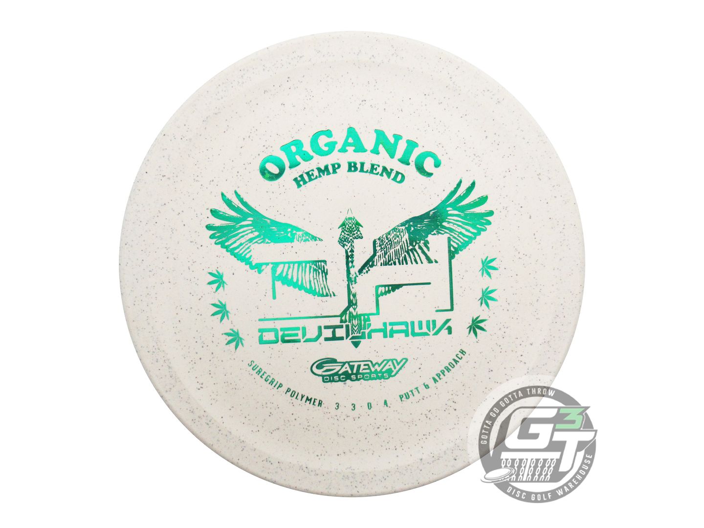 Gateway Hemp Blend Firm Devil Hawk Putter Golf Disc (Individually Listed)