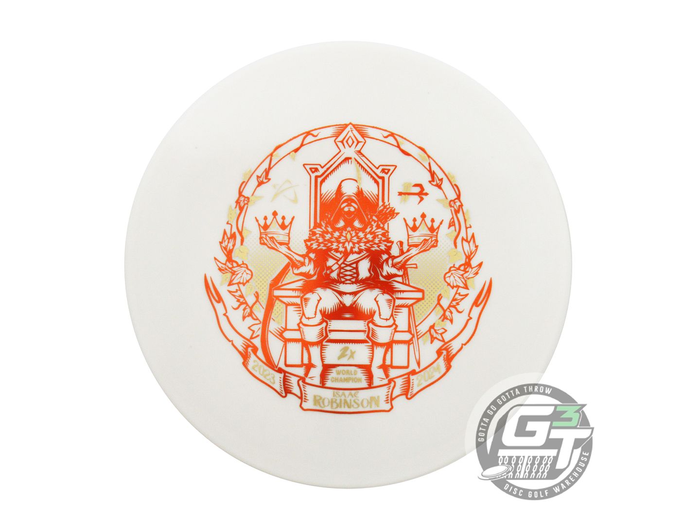 Prodigy Limited Edition Isaac Robinson 2024 PDGA World Champion Commemorative 2X Tyrant's Fall Stamp Special Blend A2 Approach Midrange Golf Disc (Individually Listed)