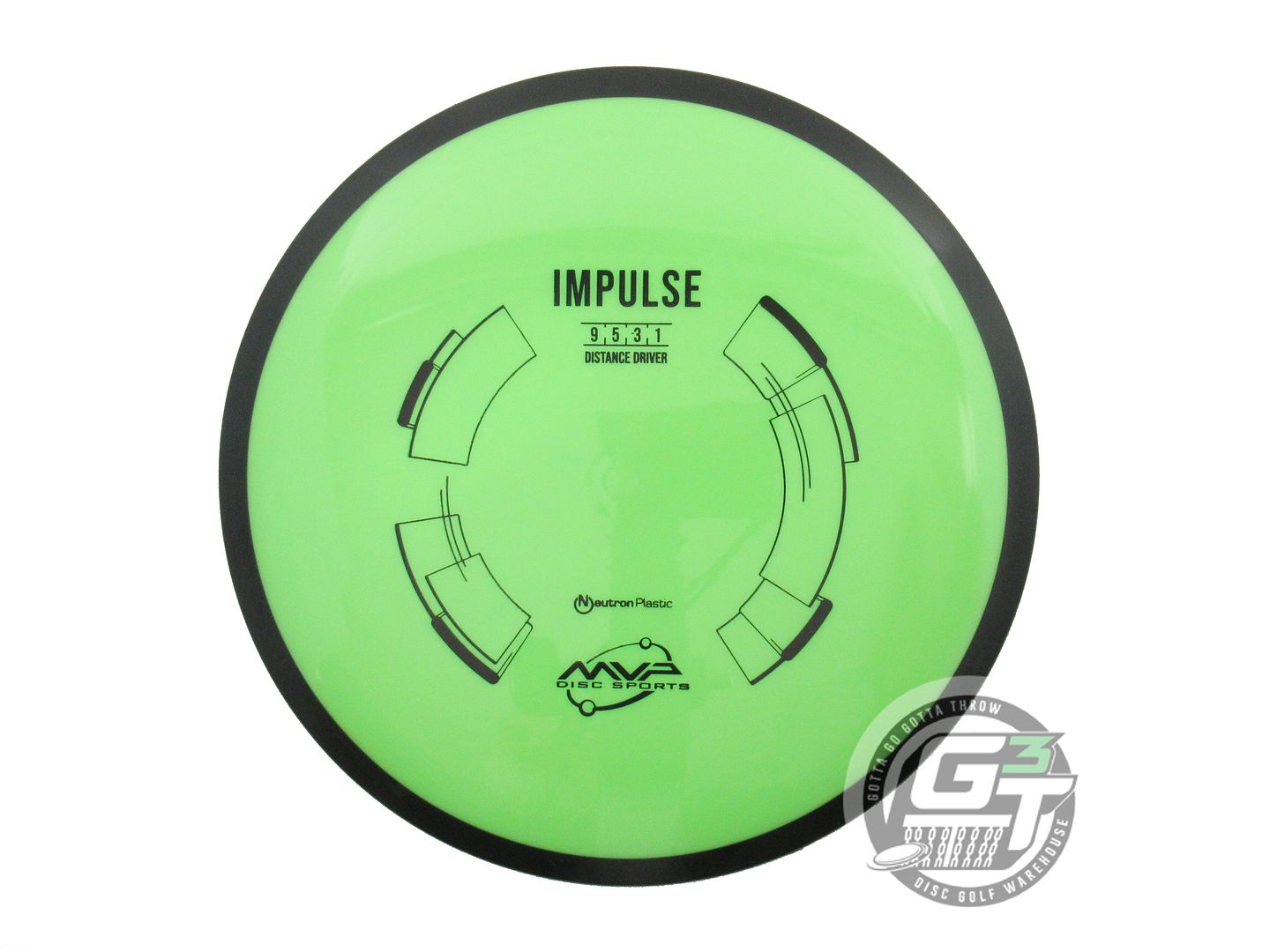 MVP Neutron Impulse Distance Driver Golf Disc (Individually Listed)