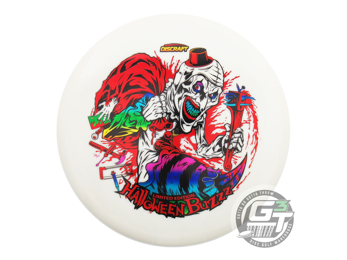 Discraft Limited Edition 2025 Halloween Tri-Foil Glo Elite Z Buzzz Midrange Golf Disc (Individually Listed)