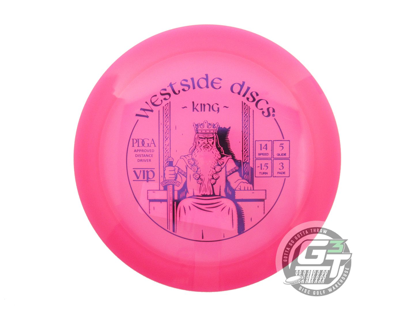 Westside VIP King Distance Driver Golf Disc (Individually Listed)