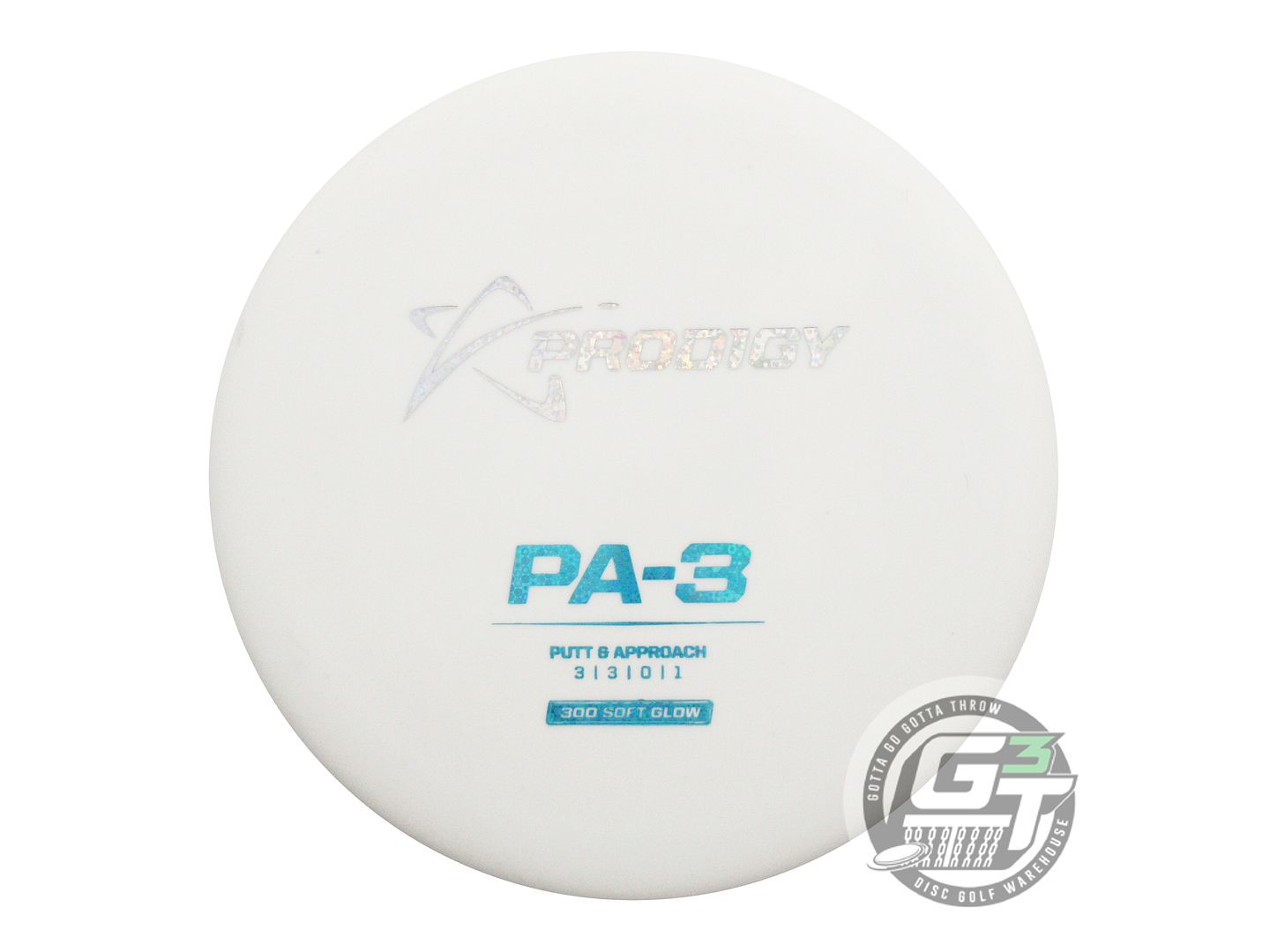 Prodigy 300 Soft Glow Series PA3 Putter Golf Disc (Individually Listed)