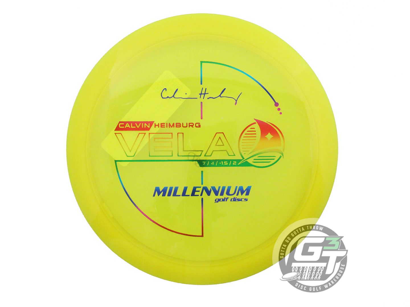 Millennium Calvin Heimburg Signature Flat Top Quantum Vela Fairway Driver Golf Disc (Individually Listed)