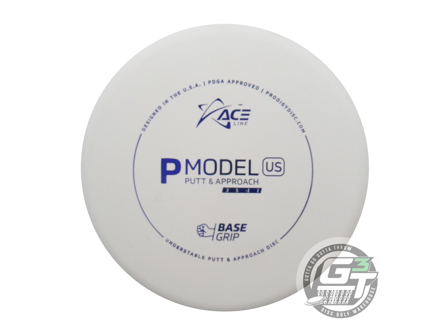 Prodigy Ace Line Base Grip P Model US Putter Golf Disc (Individually Listed)